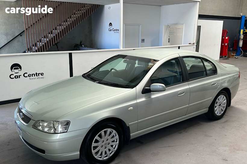 Silver 2003 Ford Fairmont Sedan GHIA BA
