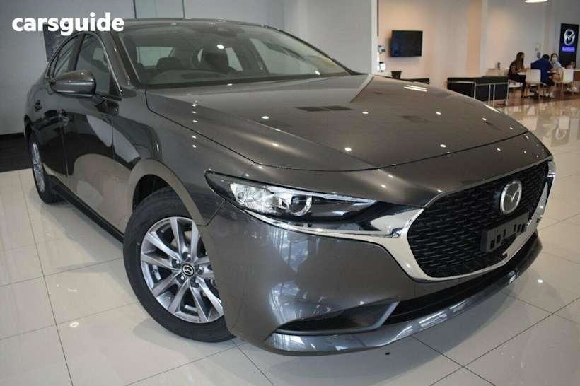 Grey 2025 Mazda 3 Sedan G20 Pure