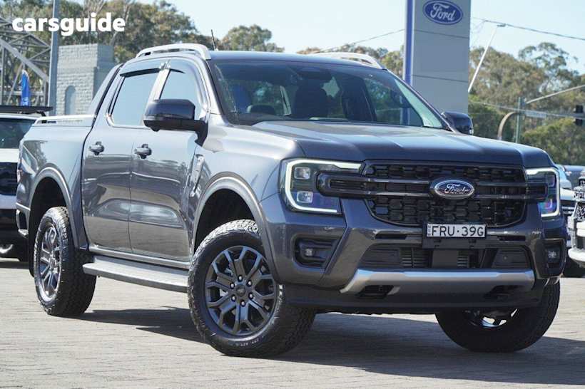 Grey 2025 Ford Ranger Ute Tray WILDTRAK 4X4