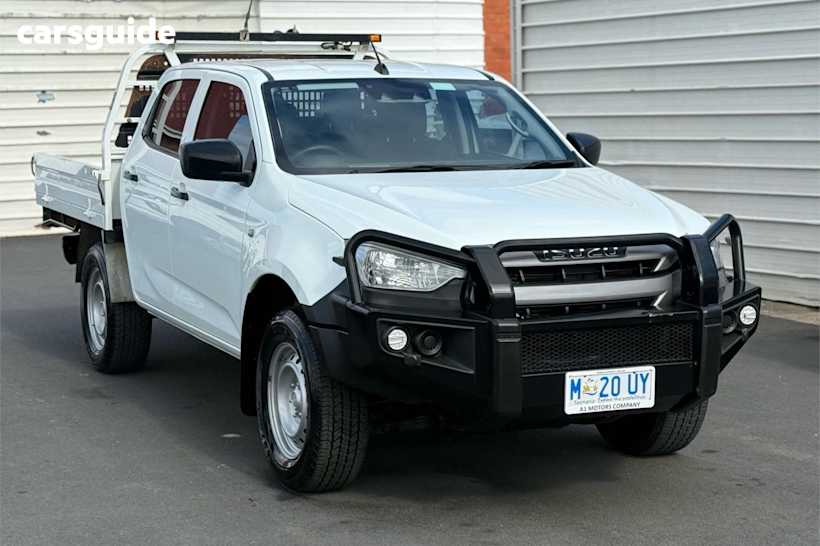 White 2021 Isuzu D-MAX Ute Tray SX 4X4