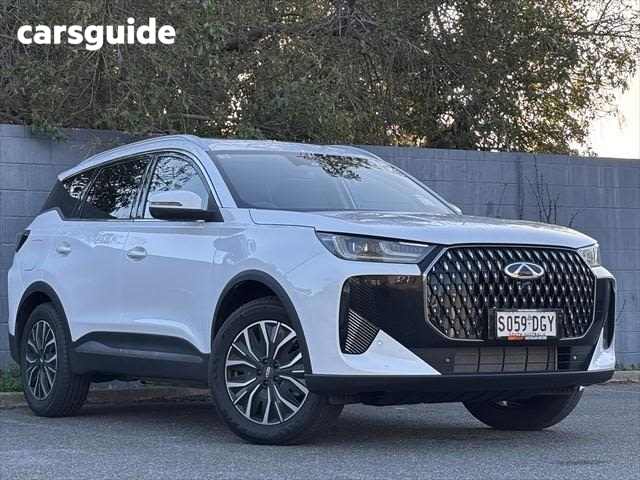 White 2025 Chery Tiggo 7 SUV SUPER HYBRID ULTIMATE F