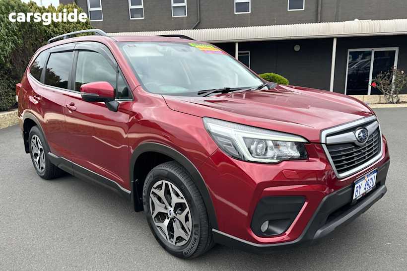 Red 2019 Subaru Forester SUV 2.5I-L 4WD