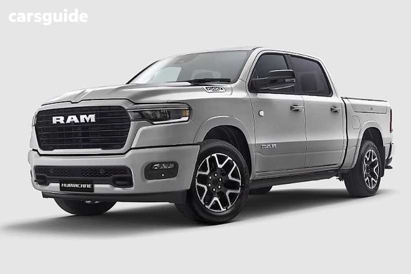 White 2024 Ram 1500 Crew Cab Utility Limited Rambox Ho Hurricane