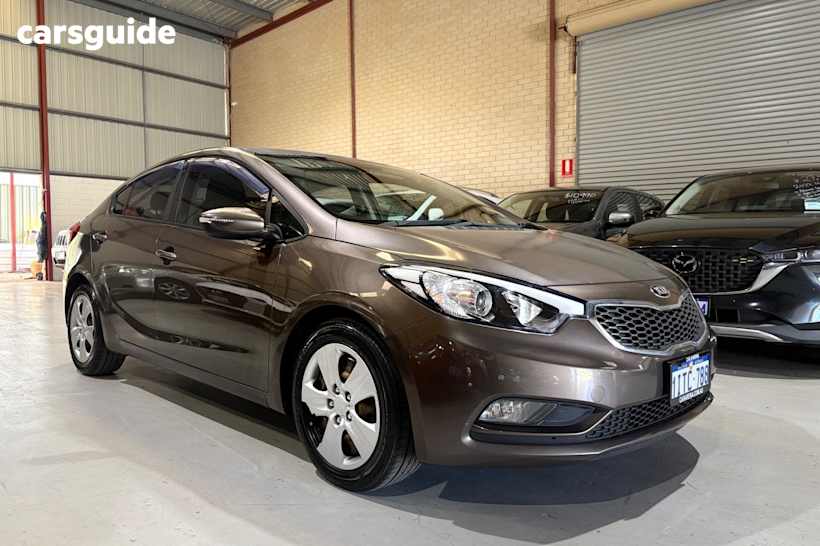 Brown 2013 Kia Cerato Sedan S F