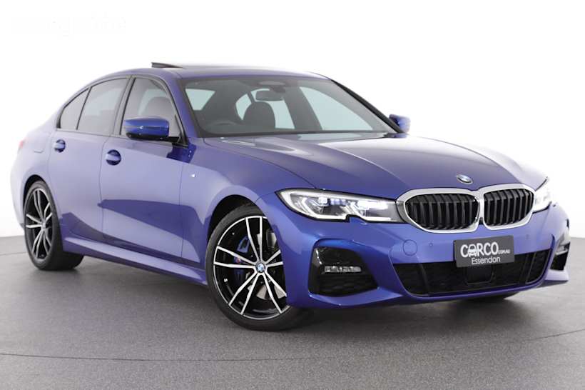 Blue 2019 BMW 3 Sedan 330I M SPORT R