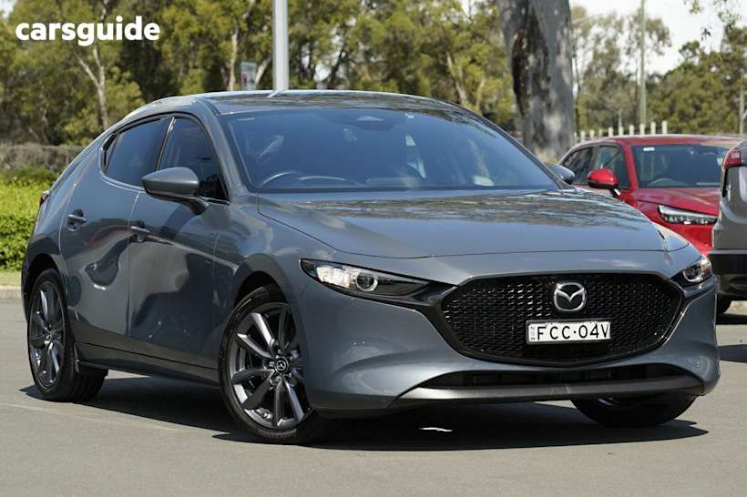 Grey 2023 Mazda Mazda3 Hatch G20 TOURING F
