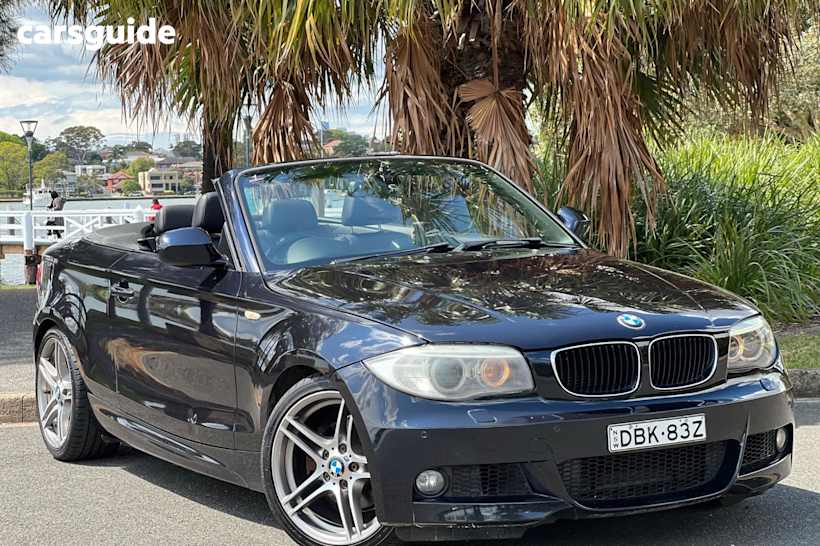 Black 2013 BMW 1 Convertible 25I E88 MY13 UPDATE