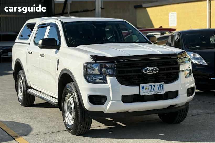 White 2023 Ford Ranger Ute Tray XL 4X4