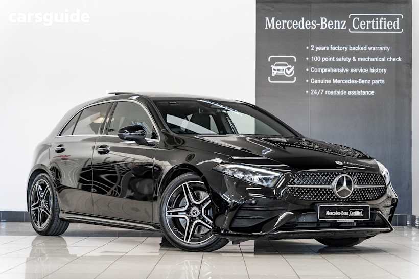 Black 2025 Mercedes-Benz A-CLASS Hatch A250 4WD