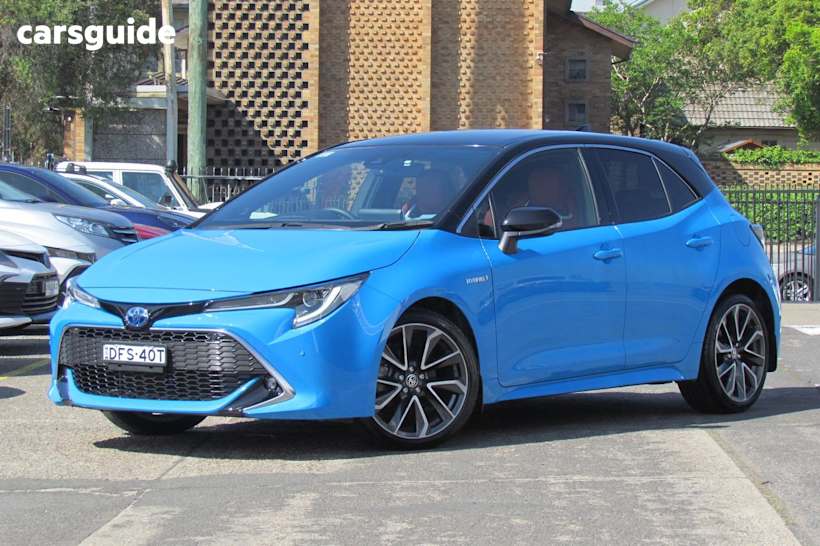 Blue 2022 Toyota Corolla Hatch ZR HYBRID F