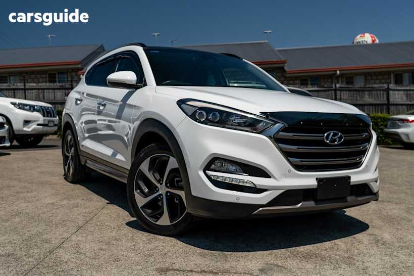 White 2016 Hyundai Tucson SUV HIGHLANDER 4X4