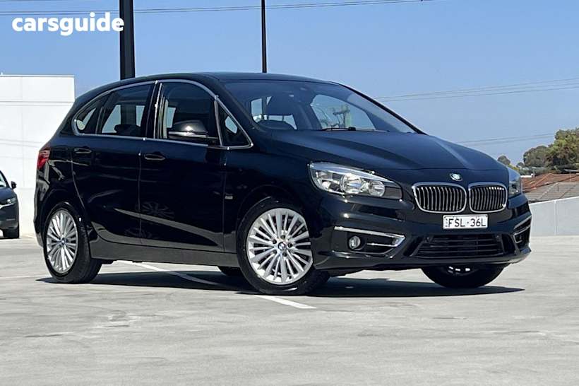 Black 2015 BMW 218D Wagon Active Tourer Luxury Line