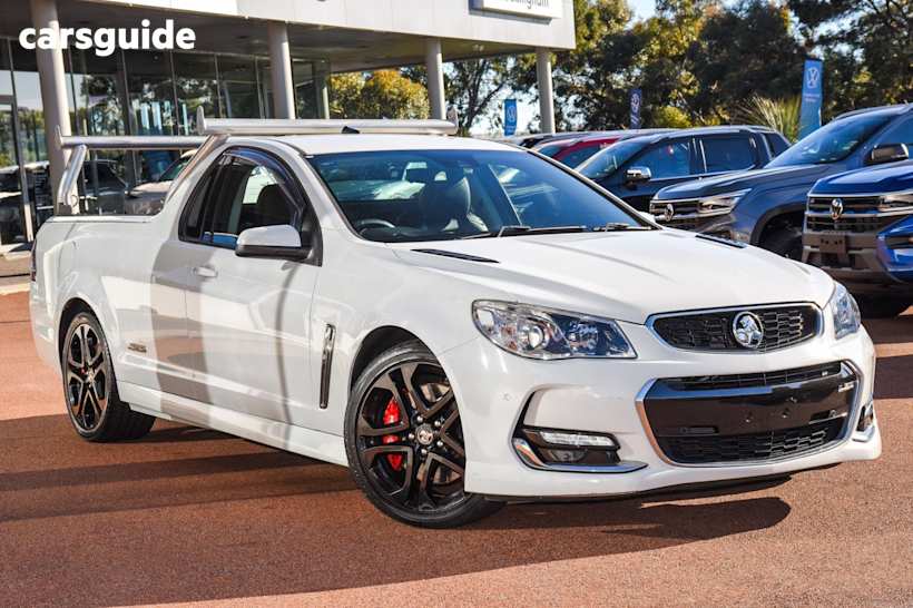 White 2016 Holden UTE Ute Tray SS V REDLINE R