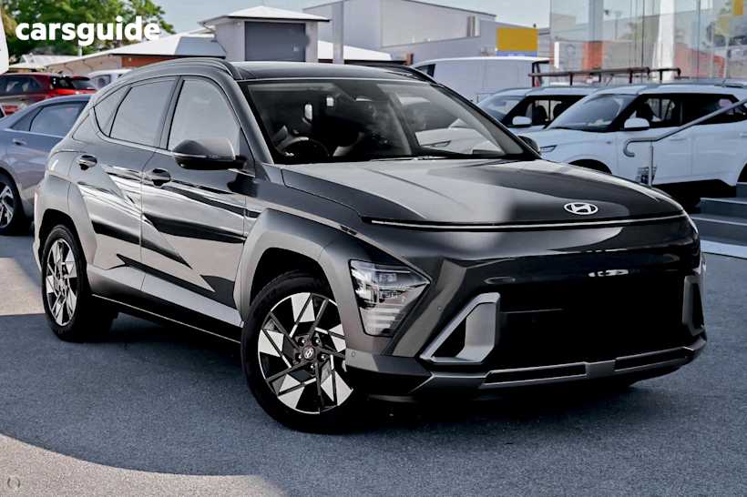 Grey 2025 Hyundai Kona SUV HYBRID PREMIUM F