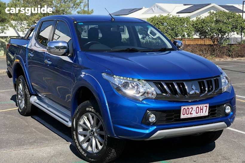 Blue 2018 Mitsubishi Triton Dual Cab Utility Gls (4X4)