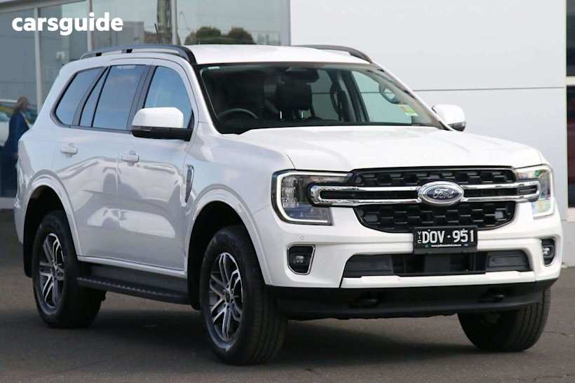 White 2025 Ford Everest SUV TREND 4X4