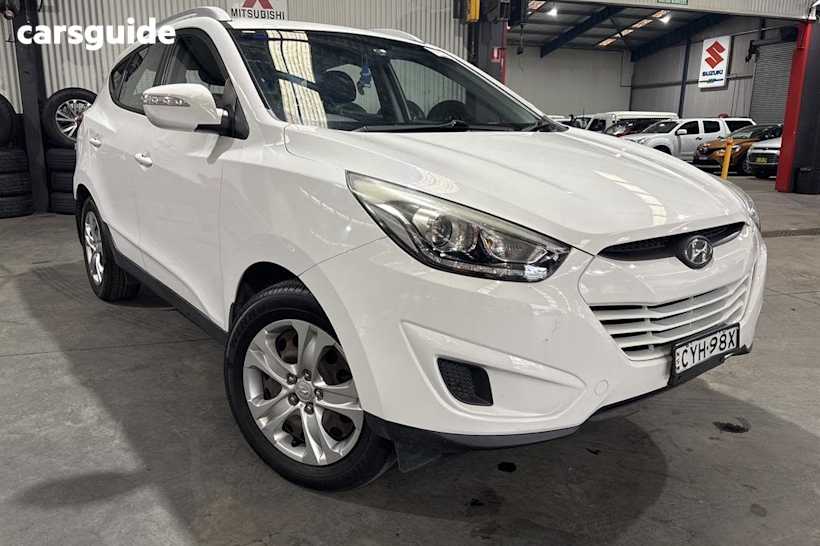 White 2015 Hyundai IX35 Wagon Active (Fwd)