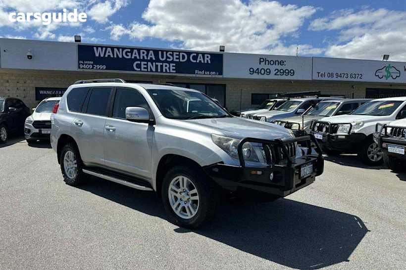 Silver 2010 Toyota Landcruiser Prado Wagon Vx (4X4)