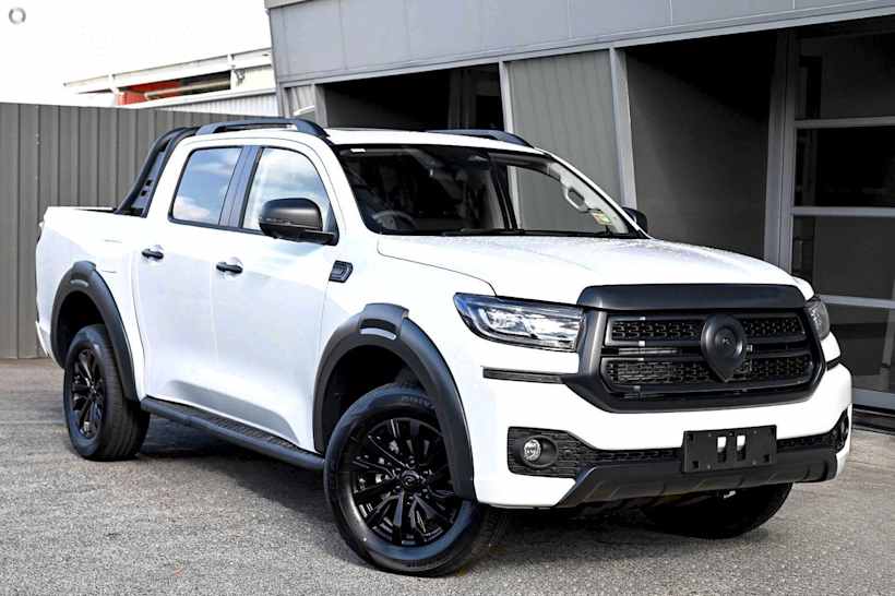 White 2025 GWM Cannon Ute Tray VANTA 4X4