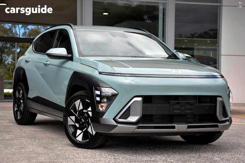 Green 2025 Hyundai Kona SUV ELITE F