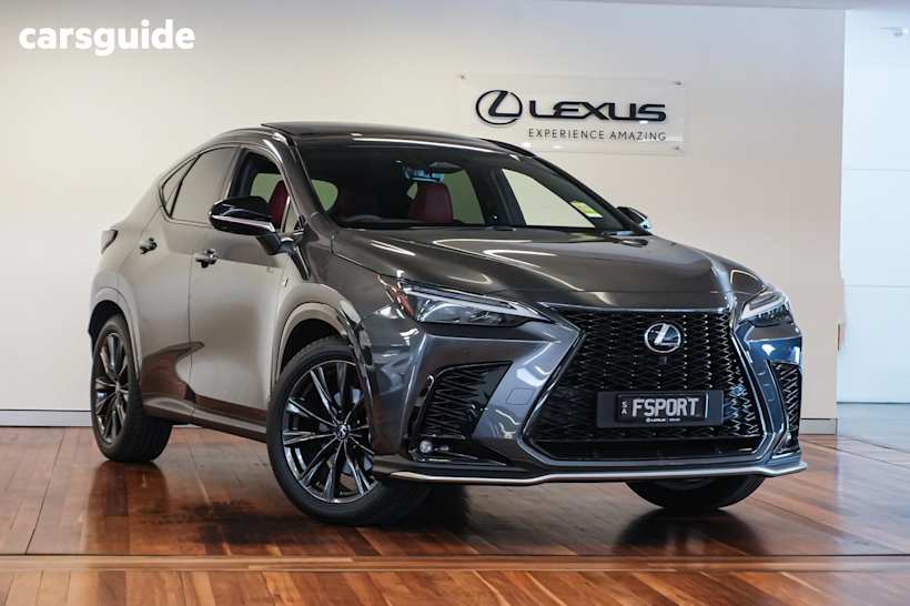 Grey 2025 Lexus NX SUV NX350H F SPORT 4X4