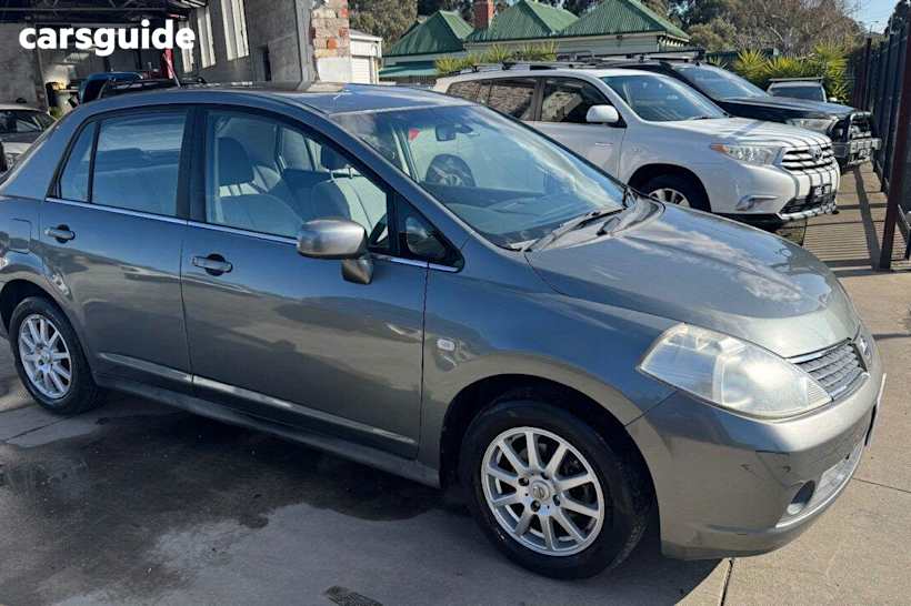 Grey 2008 Nissan Tiida Sedan St Plus