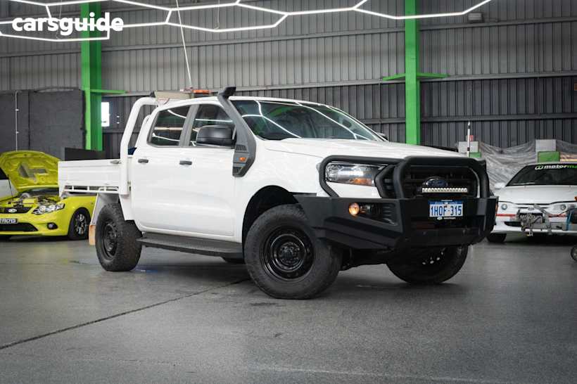 White 2022 Ford Ranger Ute Tray XL 4X4