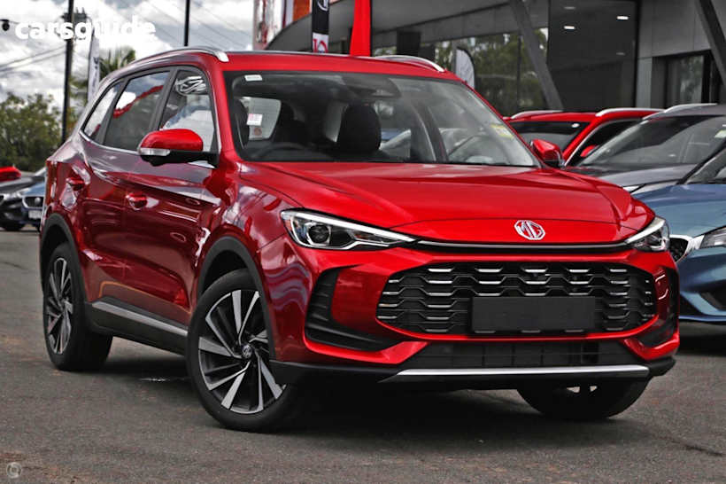 Red 2025 MG ZS SUV ESSENCE HYBRID+ F