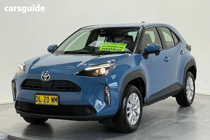 Blue 2024 Toyota Yaris Cross SUV GX F