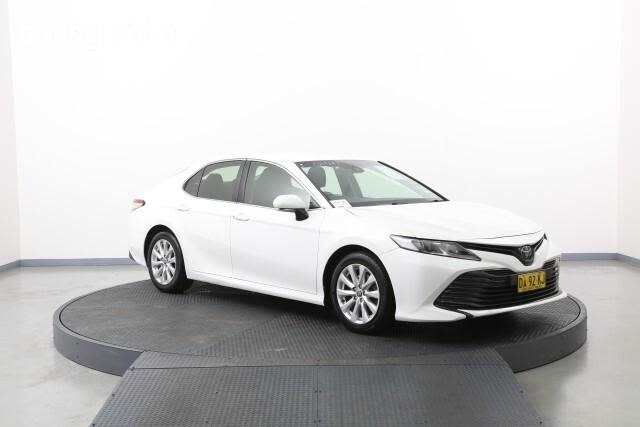 White 2020 Toyota Camry Sedan Ascent