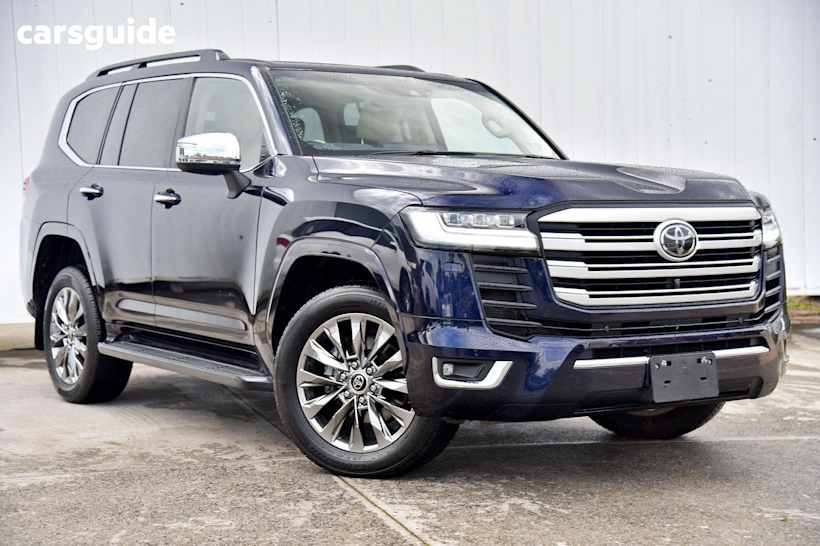 Blue 2021 Toyota Landcruiser SUV SAHARA ZX 4X4
