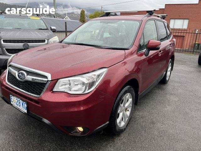 Red 2015 Subaru Forester SUV