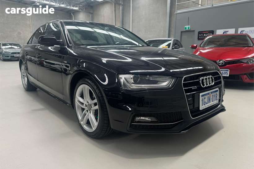 Black 2014 Audi A4 Sedan S LINE 4WD