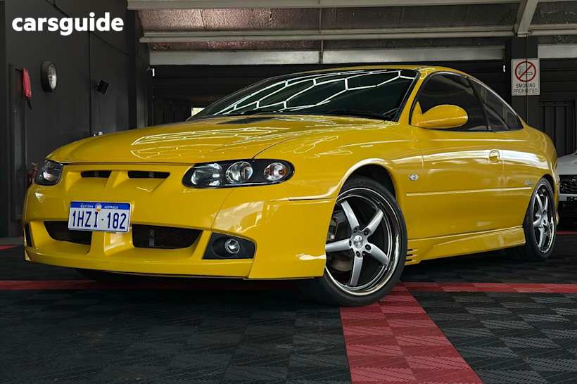 Yellow 2004 Holden Monaro Coupe CV8 R