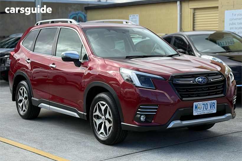 Red 2022 Subaru Forester SUV HYBRID L 4WD