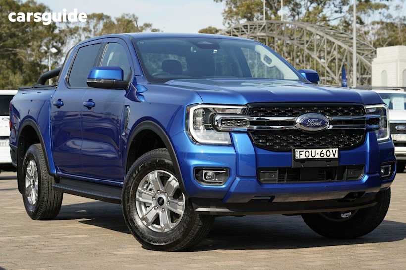 Blue 2024 Ford Ranger Ute Tray XLT HI-RIDER R
