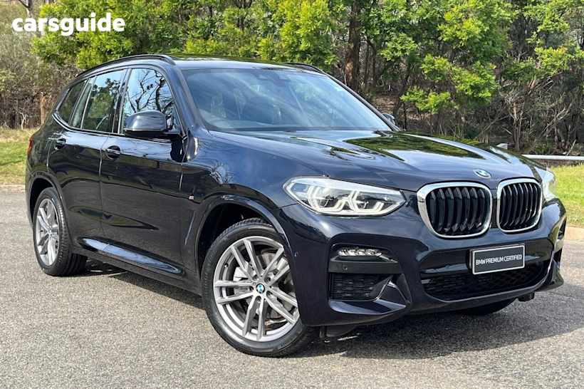 Black 2020 BMW X3 Wagon Sdrive20I M Sport