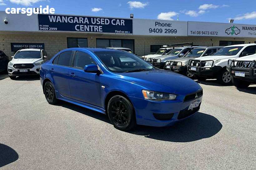 Blue 2010 Mitsubishi Lancer Sedan Activ