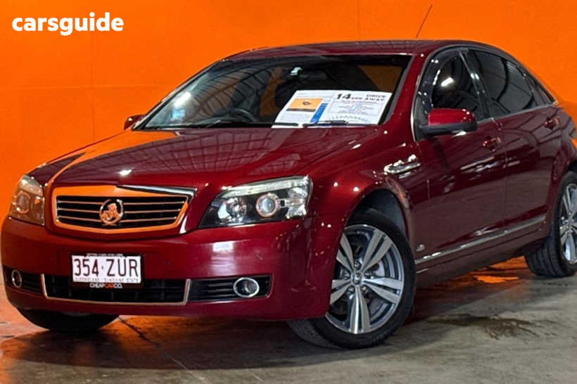 Red 2007 Holden Statesman Sedan V8