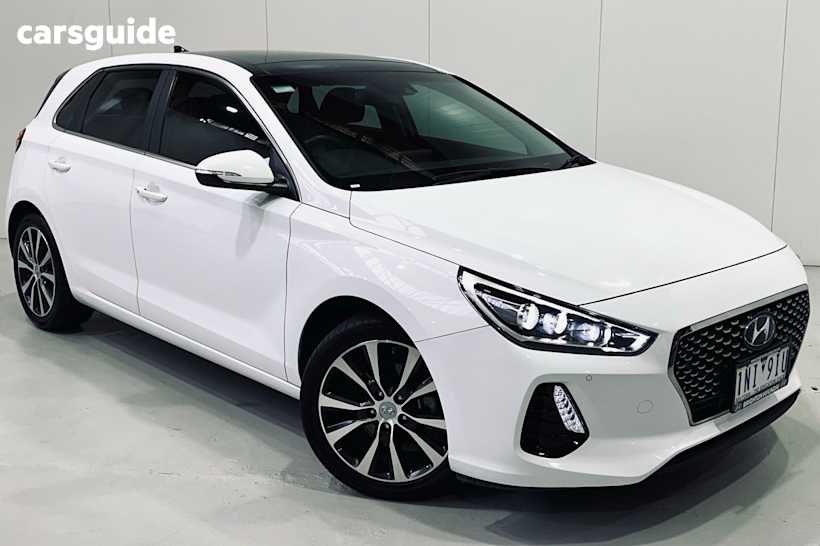 White 2018 Hyundai I30 Hatch PREMIUM F