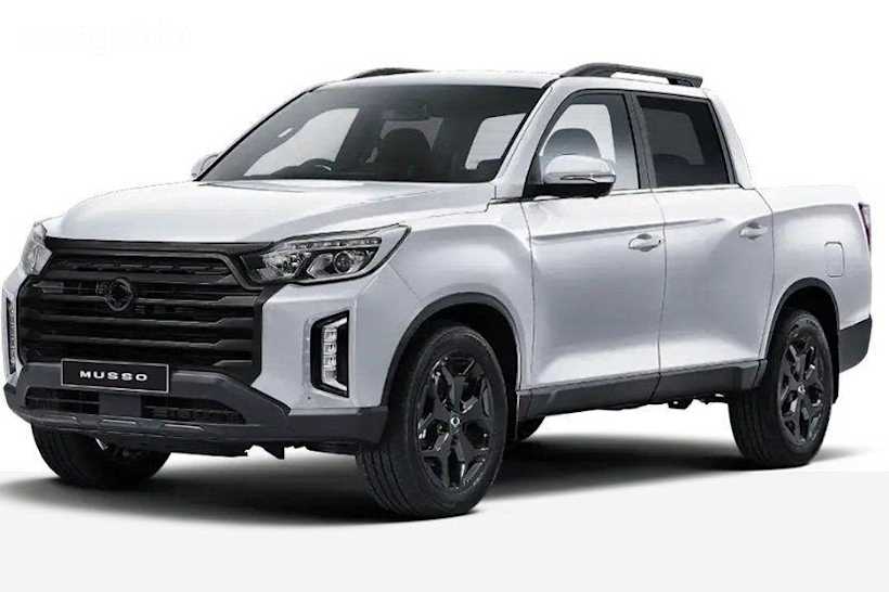 White 2025 Kgm Musso Crew Cab Pickup Advance