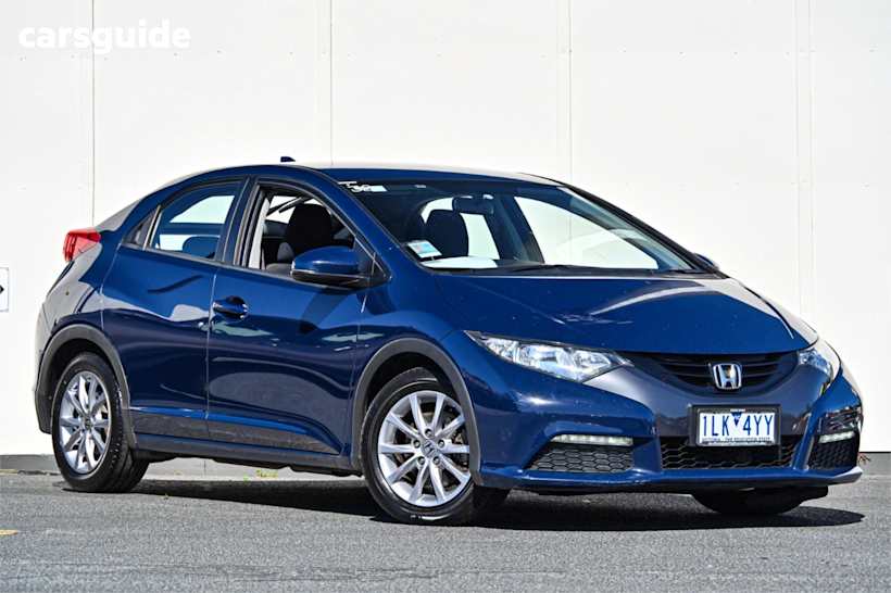 Blue 2013 Honda Civic Hatch VTI-S F