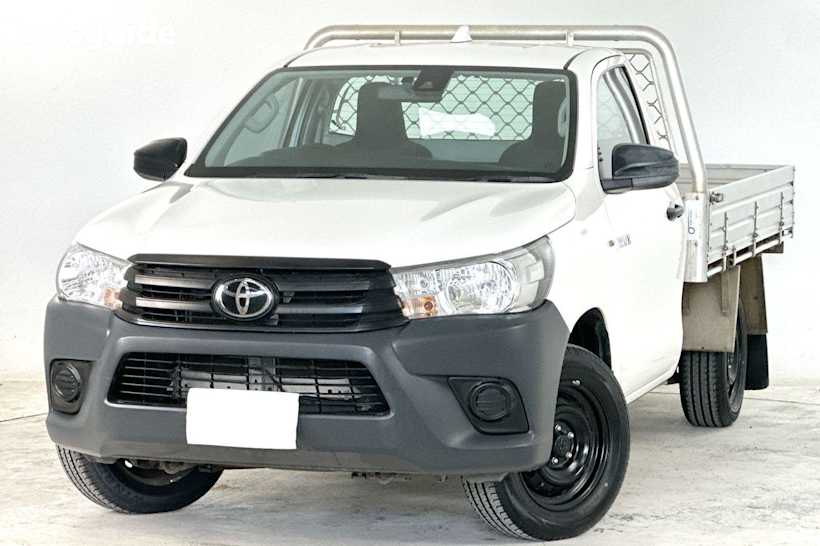 White 2022 Toyota Hilux Ute Tray WORKMATE R