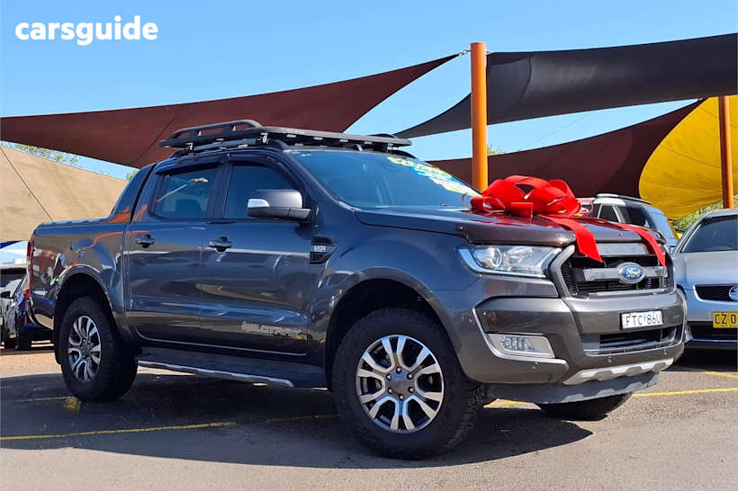 Grey 2017 Ford Ranger Ute Tray WILDTRAK 4X4