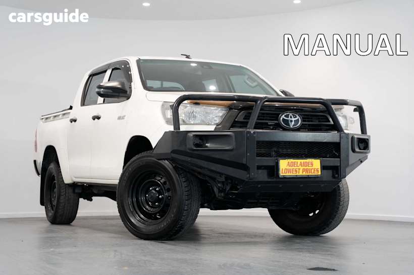 White 2021 Toyota Hilux Ute Tray
