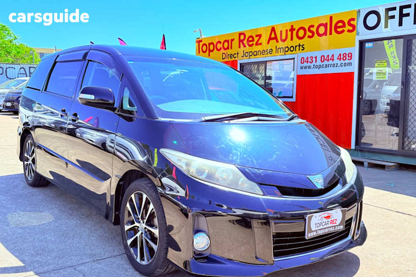 Black 2012 Toyota Estima Wagon