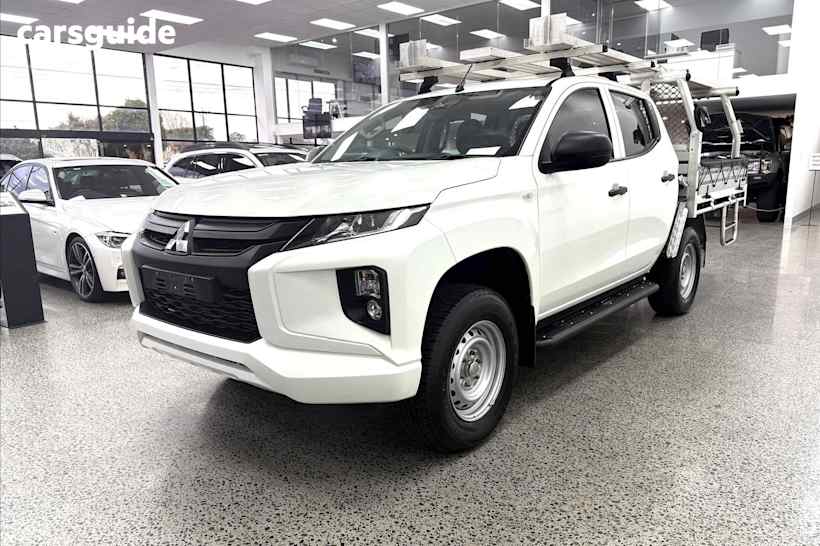 White 2021 Mitsubishi Triton Ute Tray GLX ADAS R