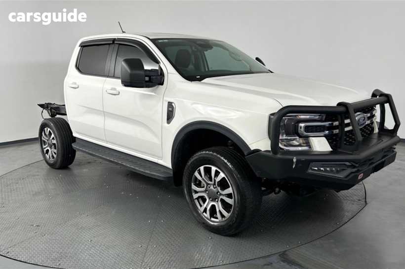 White 2023 Ford Ranger Ute Tray XLT 4X4