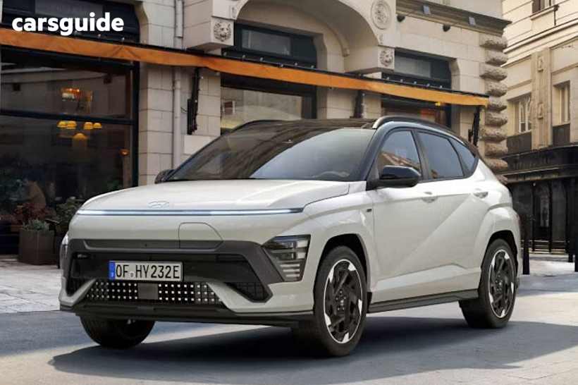 White 2024 Hyundai Kona Wagon Electric N Line