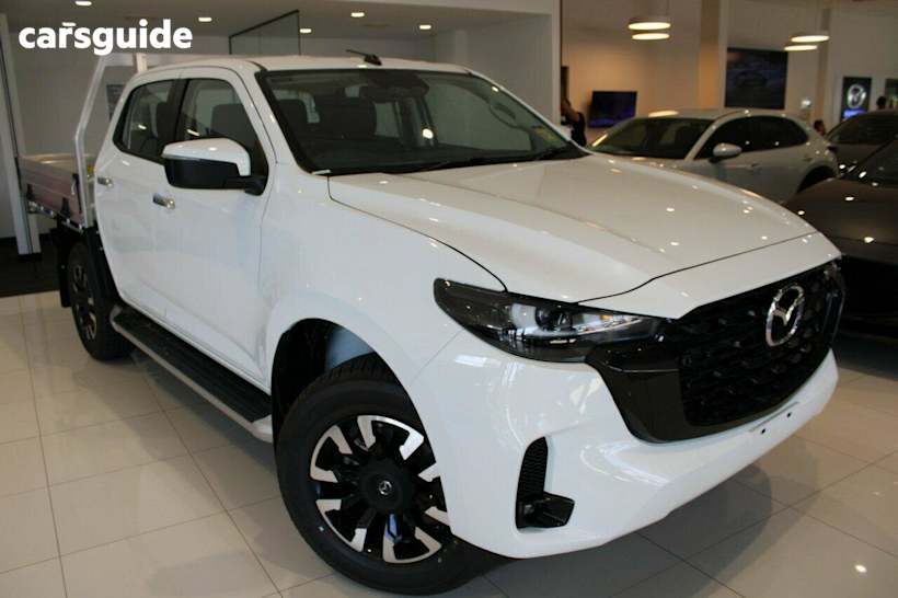 White 2024 Mazda BT-50 Dual Cab Chassis Xtr (4X4)
